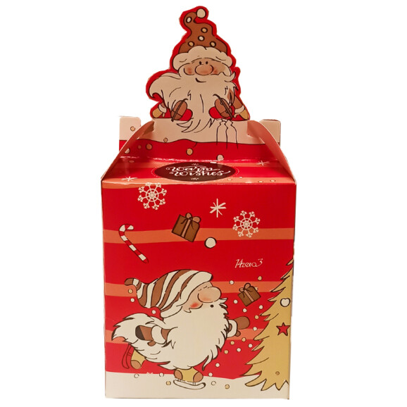 Confezioni natalizie per confezionare un vasetto di infuso e fare un'originale e simpatico regalo di Natale! Disponibile per uno o due vasetti.